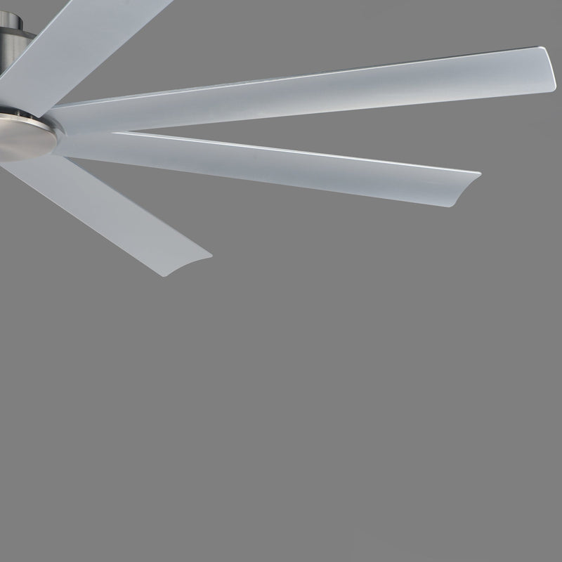 Condor 65" 8-Blade Ceiling Fan in Satin Nickel