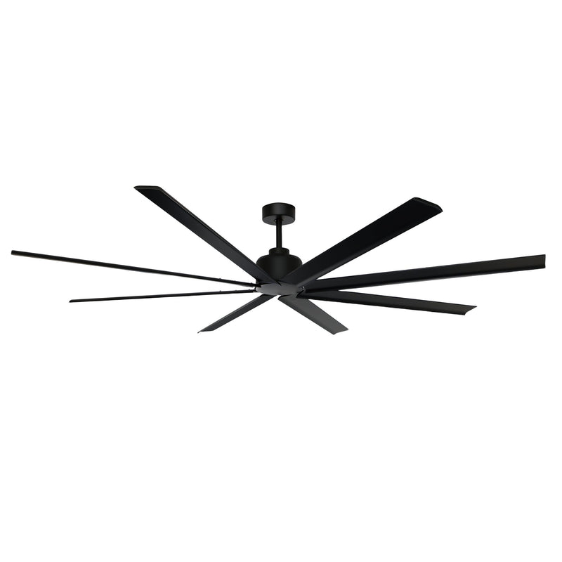 Condor 84" 8-Blade Ceiling Fan in Black