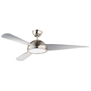 Cupola 52" LED Ceiling Fan in Satin Nickel