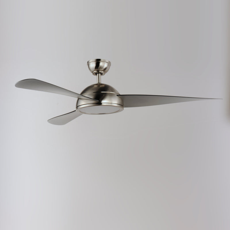 Cupola 52" LED Ceiling Fan in Satin Nickel