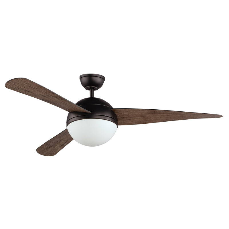 Cupola 52" Ceiling Fan with 2 Light Kit in Oil Rubbed Bronze