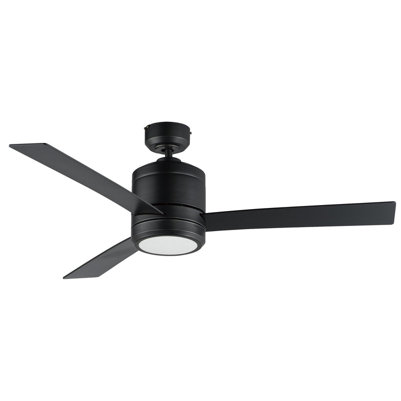 Tanker 52" Outdoor LED Ceiling Fan in Black