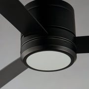 Tanker 52" Outdoor LED Ceiling Fan in Black