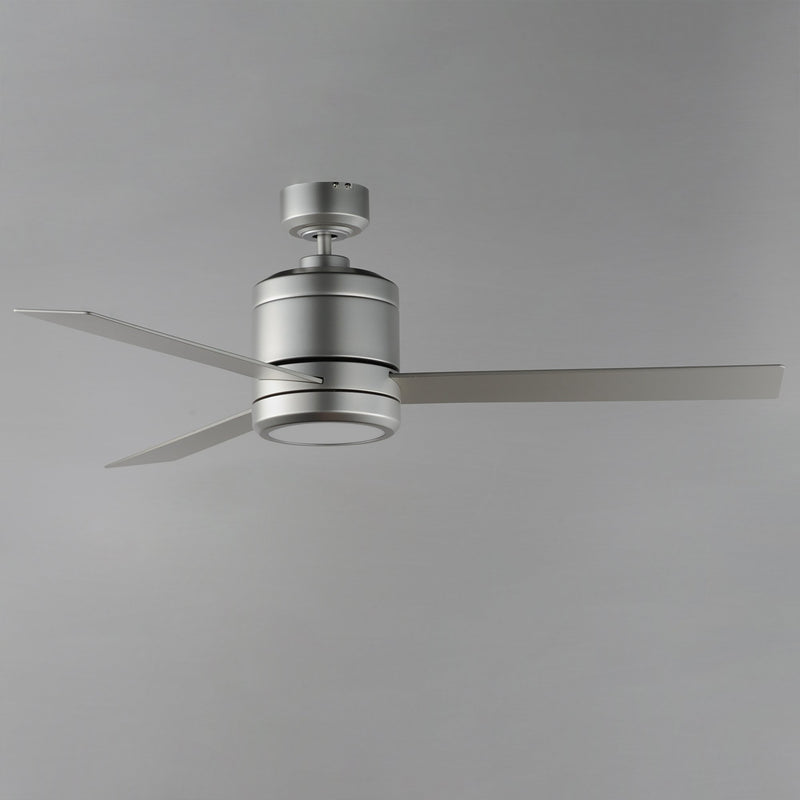 Tanker 52" Outdoor LED Ceiling Fan in Satin Nickel