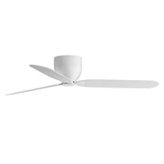 Lowell 52" 3-Blade Hugger Fan in Matte White