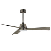 Vortex 52" Indoor Ceiling Fan with LED Light Kit in Dark Satin Nickel