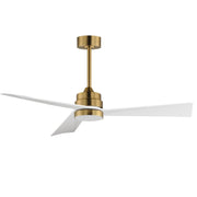 Vortex 52" Indoor Ceiling Fan with LED Light Kit in Natural Aged Brass