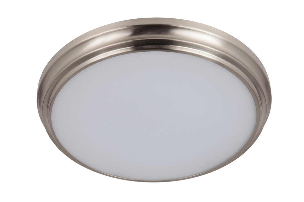 X66 Series 1-Light LED Flushmount in Brushed Polished Nickel