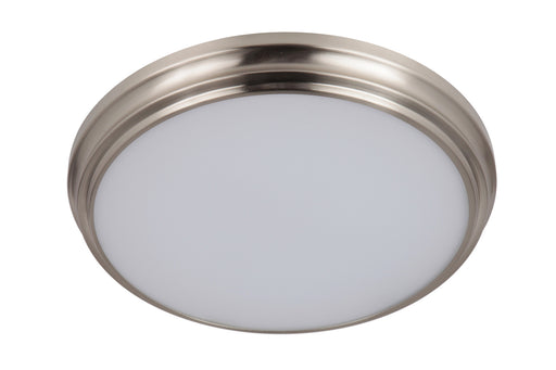 X66 Series 1-Light LED Flushmount in Brushed Polished Nickel