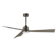 Vortex 60" Indoor Ceiling Fan with LED Light Kit in Dark Satin Nickel