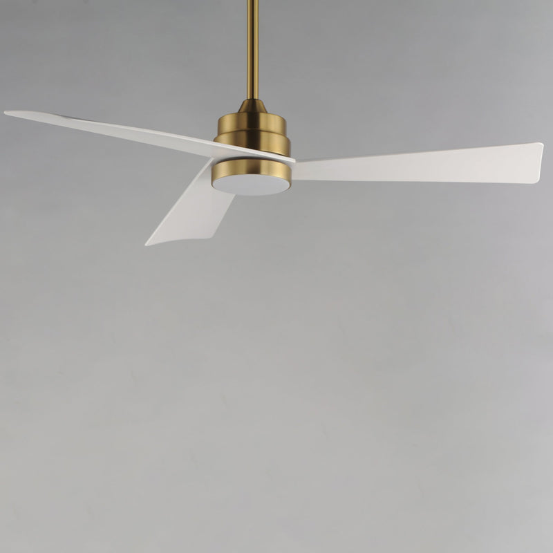 Vortex 60" Indoor Ceiling Fan with LED Light Kit in Natural Aged Brass