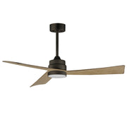 Vortex 52" Outdoor Ceiling Fan with LED Light Kit in Charcoal Bronze