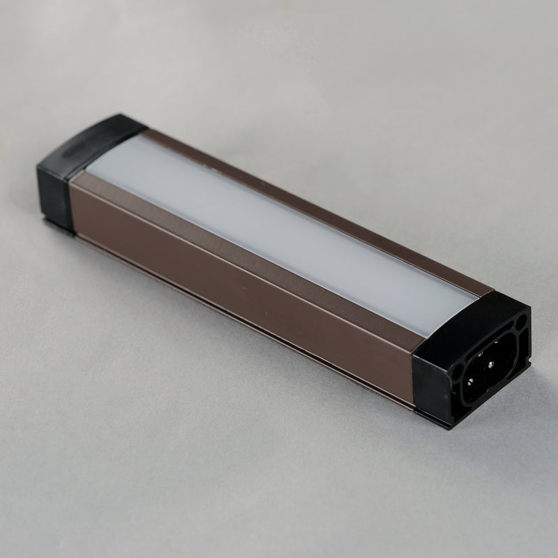 CounterMax 120V Slim 6" Tunable White LED Under Cabinet Light in Bronze