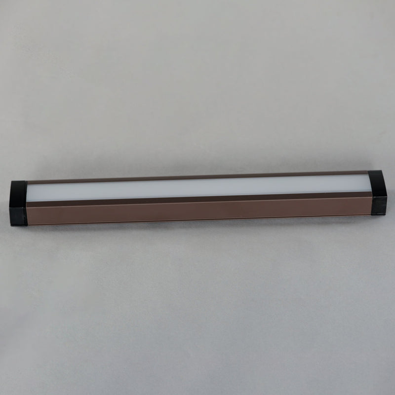 CounterMax 120V Slim 12" Tunable White LED Under Cabinet Light in Bronze