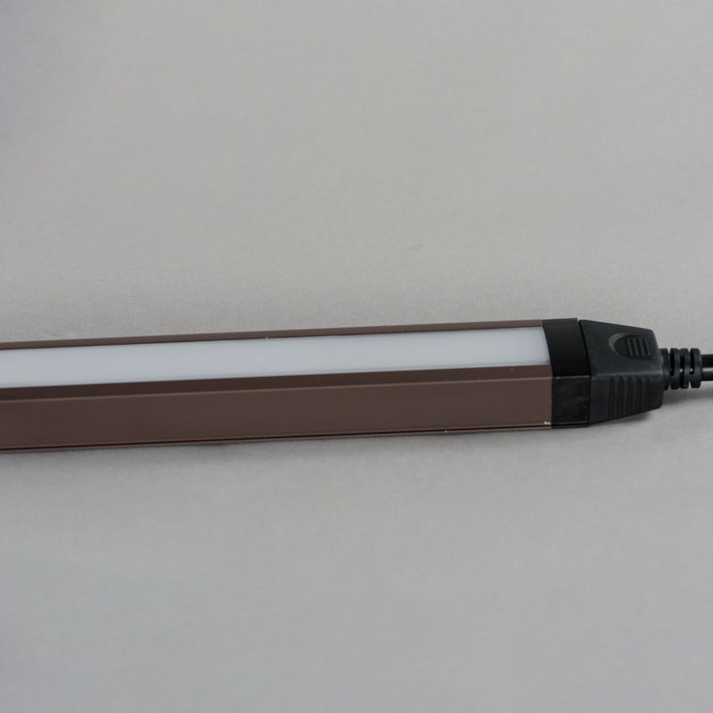 CounterMax 120V Slim 18" Tunable White LED Under Cabinet Light in Bronze