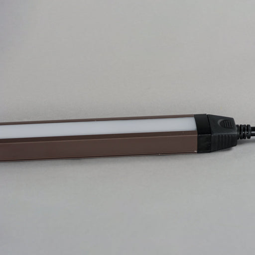 CounterMax 120V Slim 18" Tunable White LED Under Cabinet Light in Bronze