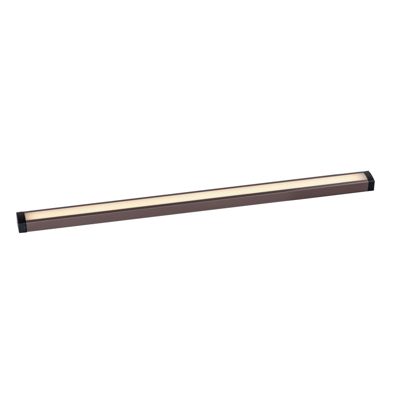 CounterMax 120V Slim 24" Tunable White LED Under Cabinet Light in Bronze