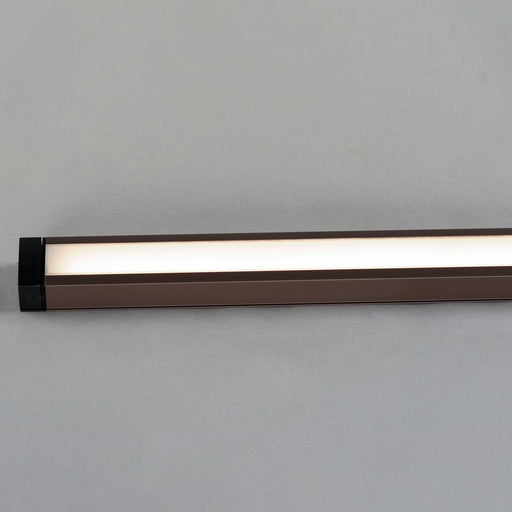 CounterMax 120V Slim 24" Tunable White LED Under Cabinet Light in Bronze