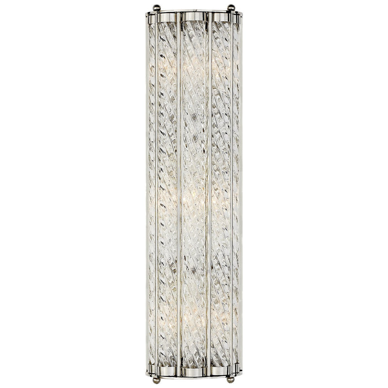 Eaton Linear 3-Light Wall Sconce in Polished Nickel