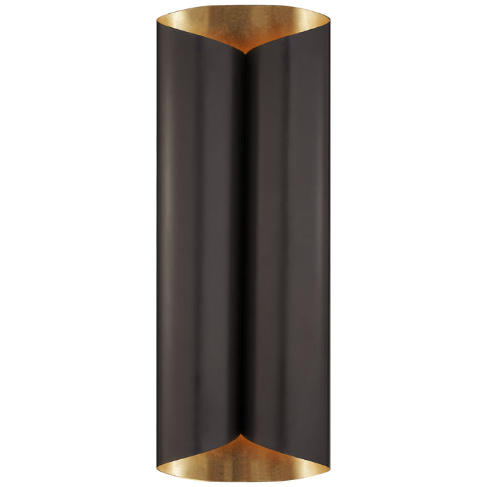 Selfoss Four Light Wall Sconce in Bronze and Gild
