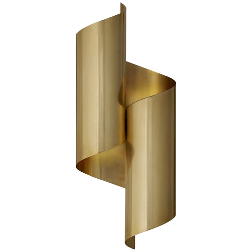 Iva Two Light Wall Sconce in Hand-Rubbed Antique Brass