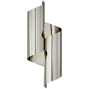 Iva Medium Wrapped 2-Light Wall Sconce in Polished Nickel
