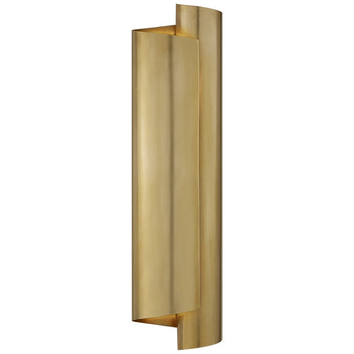 Iva Large Wrapped 3-Light Wall Sconce in Hand-Rubbed Antique Brass