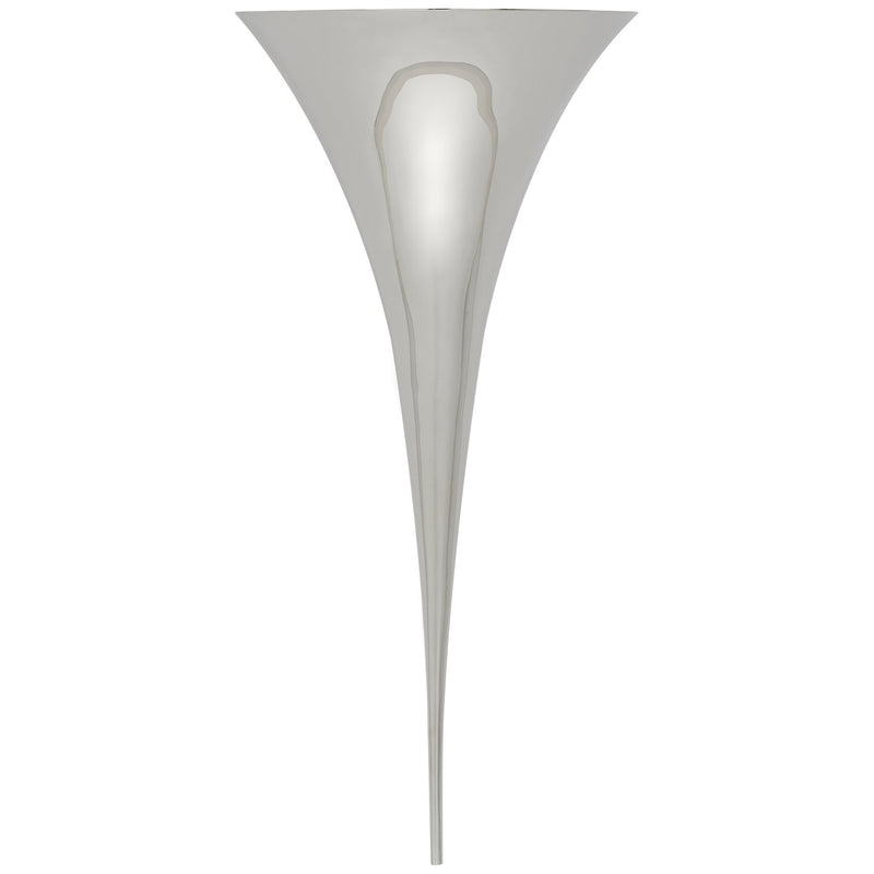 Alina Tail Wall Sconce in Polished Nickel