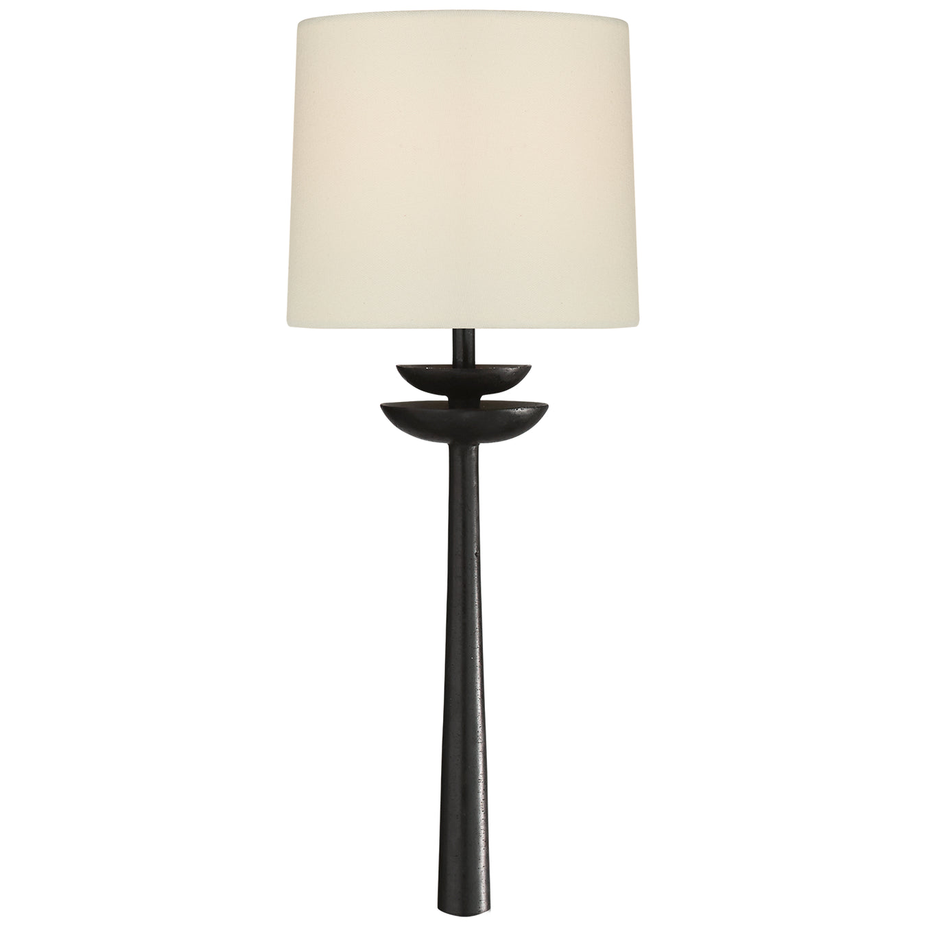 Beaumont One Light Wall Sconce in Aged Iron