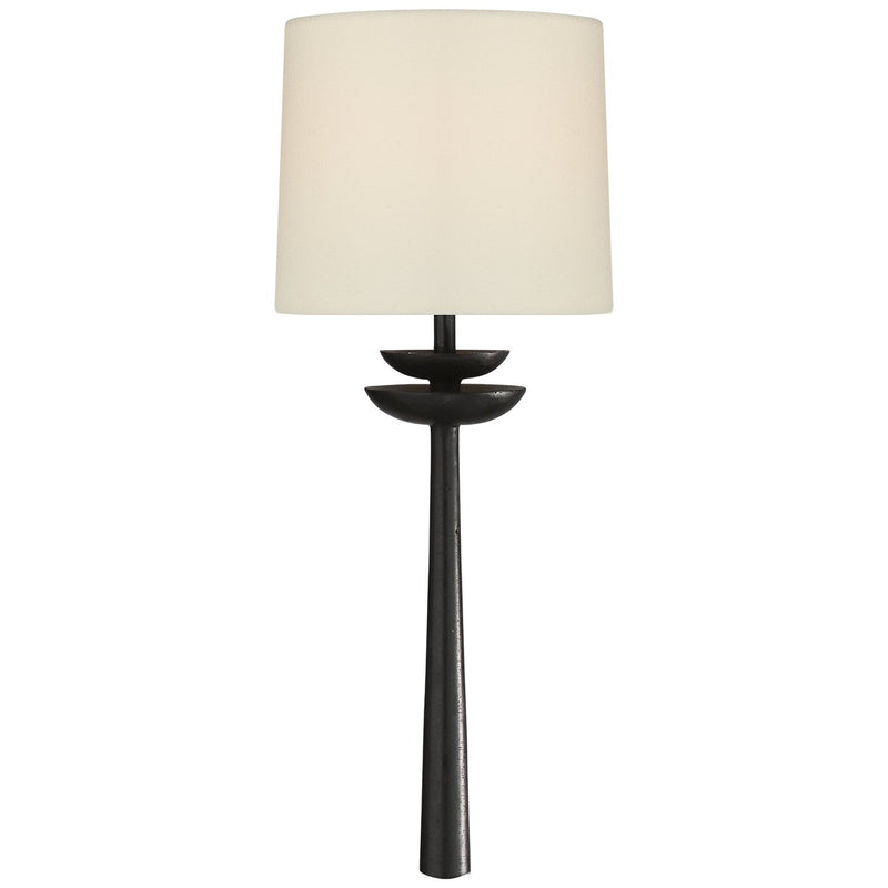 Beaumont Medium Tail Wall Sconce in Aged Iron