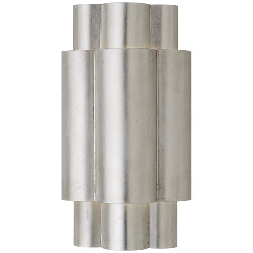 Arabelle Two Light Wall Sconce in Burnished Silver Leaf
