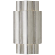 Arabelle Medium 2-Light Wall Sconce in Burnished Silver Leaf