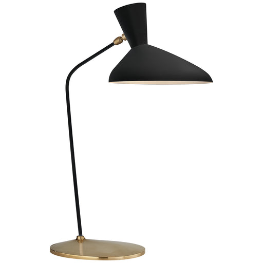 Austen One Light Table Lamp in Matte Black