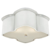 Bolsena Clover 2-Light Flush Mount in Plaster White