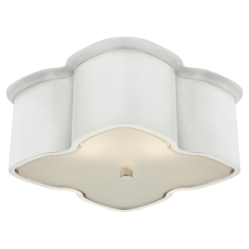 Bolsena Clover 2-Light Flush Mount in Plaster White