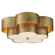 Arabelle Large 4-Light Flush Mount in Gild