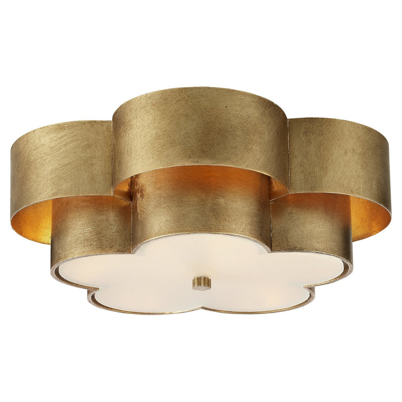 Arabelle Large 4-Light Flush Mount in Gild