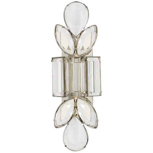 Lloyd Large Jeweled 2-Light Wall Sconce in Polished Nickel