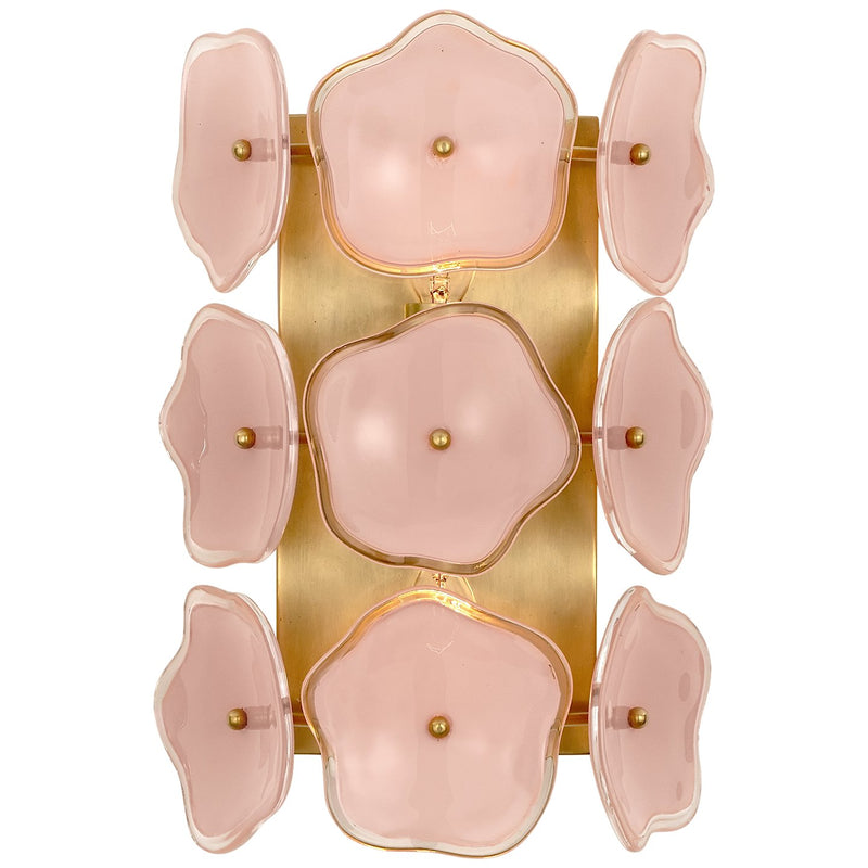 Leighton Small 2-Light Wall Sconce in Soft Brass