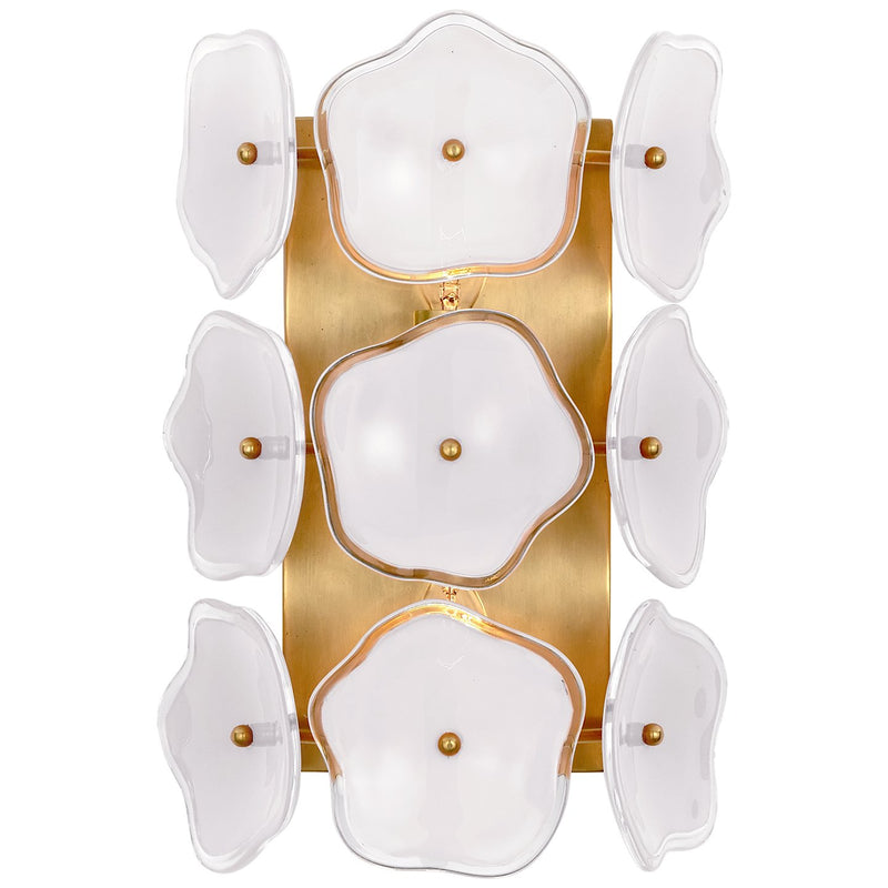 Leighton Small 2-Light Wall Sconce in Soft Brass
