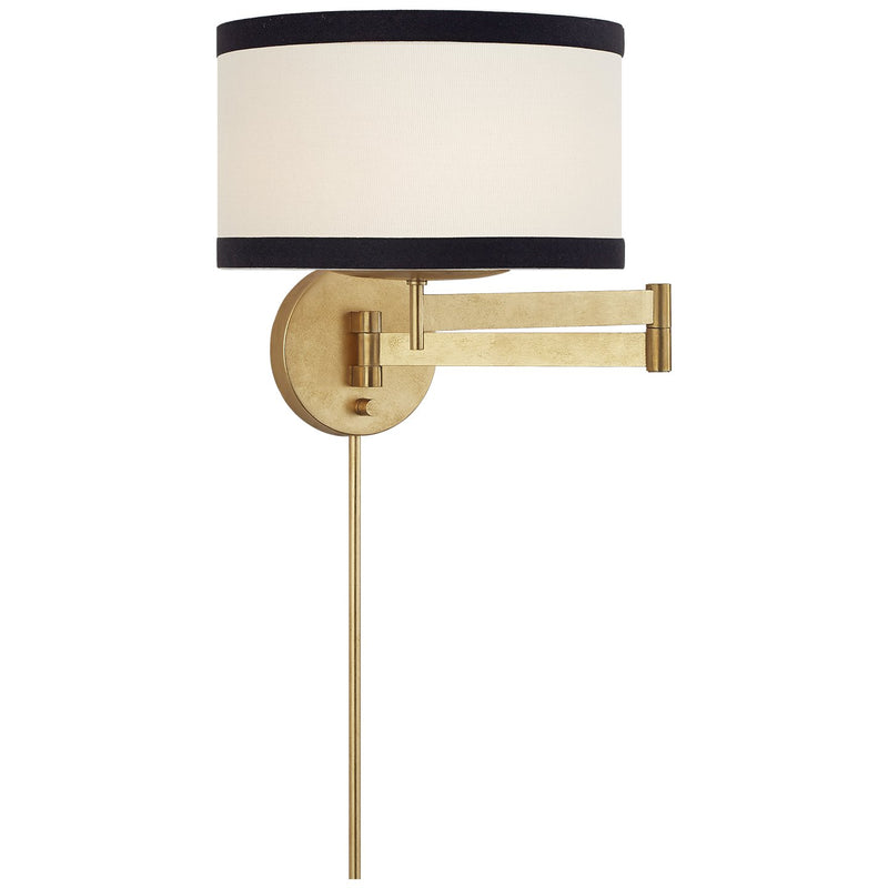 Walker Swing Arm Wall Lamp in Gild