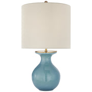 Albie One Light Desk Lamp in Sandy Turquoise