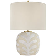 Parkwood Medium Table Lamp in Natural Bisque and New White