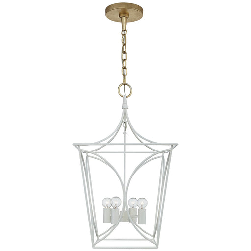 Cavanagh Small 4-Light Lantern Pendant in Light Cream
