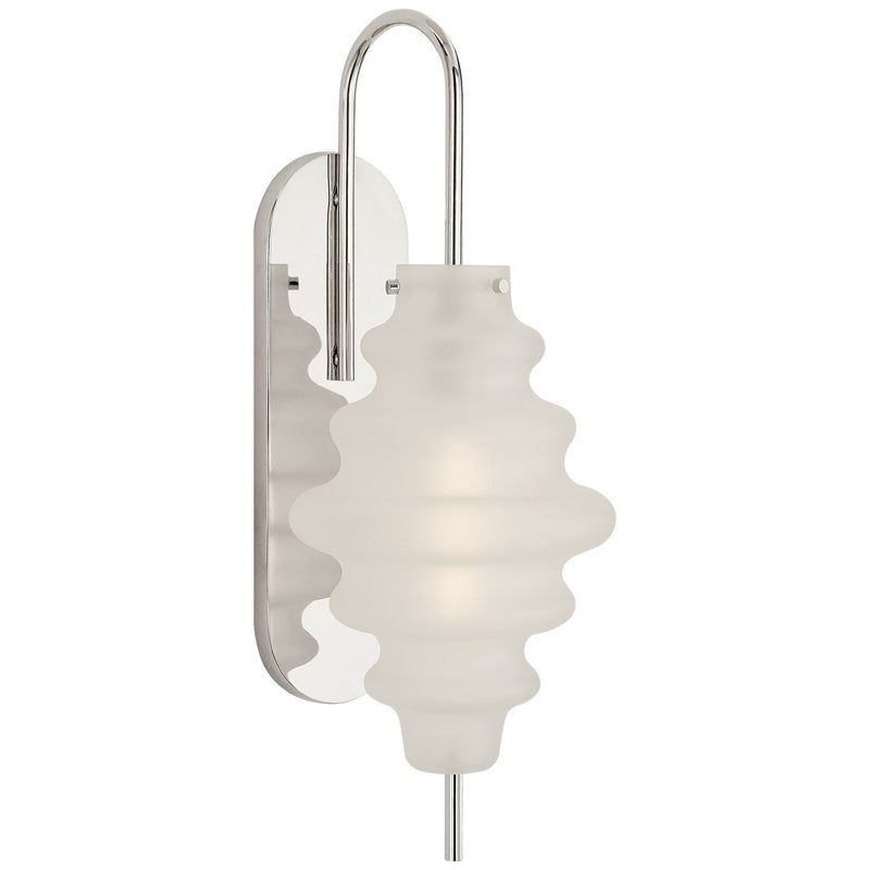 Tableau Large Wall Sconce in Polished Nickel