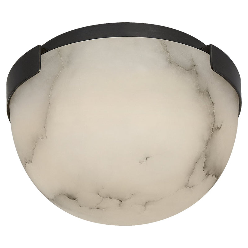 Melange 5" Solitaire Flush Mount in Bronze