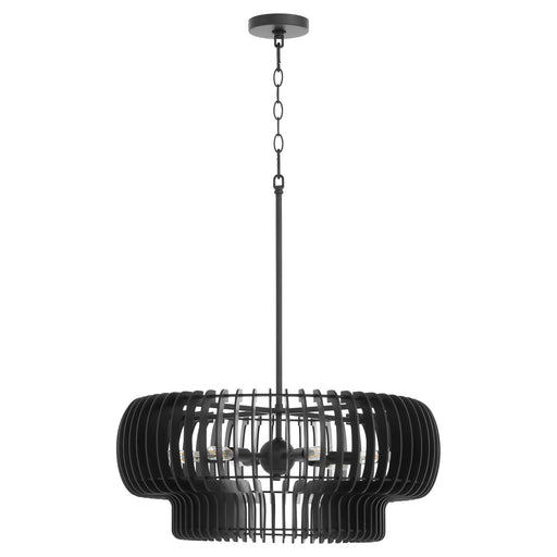 Harrelson 6 Light Pendant in Matte Black