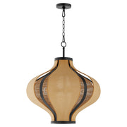 Monroe 3 Light Pendant in Matte Black