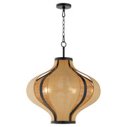 Monroe 3 Light Pendant in Matte Black