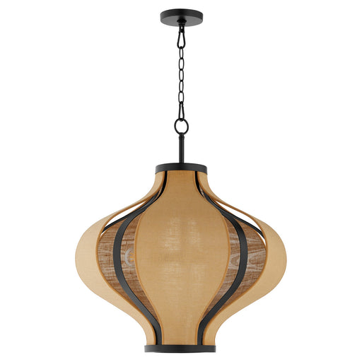 Monroe 3 Light Pendant in Matte Black